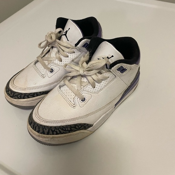 [DM0966-105] Preschool Air Jordan Retro 3 (PS) 'Dark Iris' - Picture 3 of 6